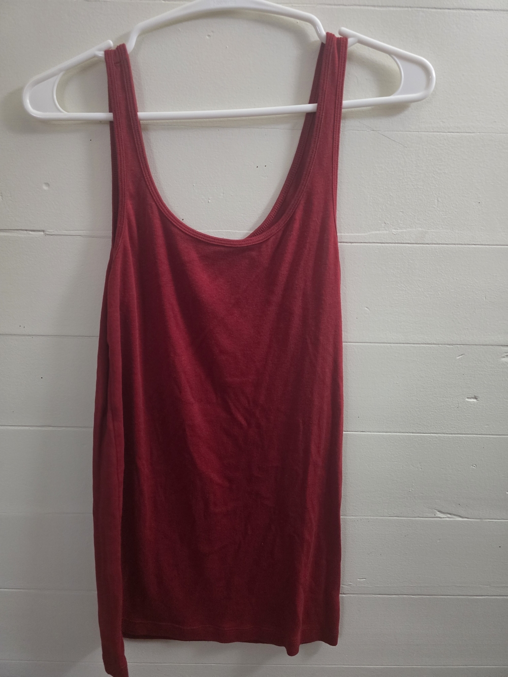 Old Navy Deep Red Scoop Neck Tank